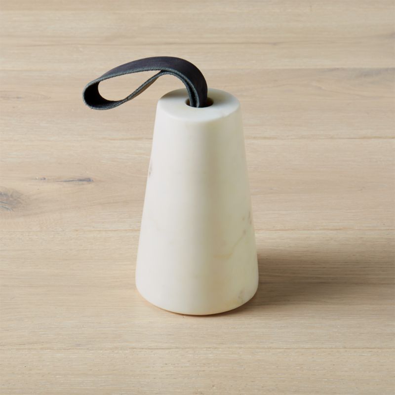 Marble doorstop in storage accessories + Reviews  CB2