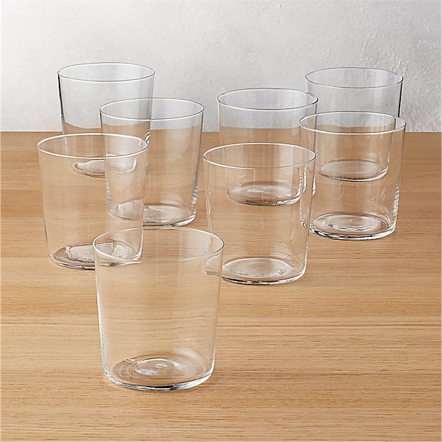 set of 8 marta double oldfashioned glasses CB2