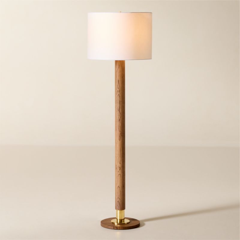 Gigi Polished Stainless Steel Floor Lamp