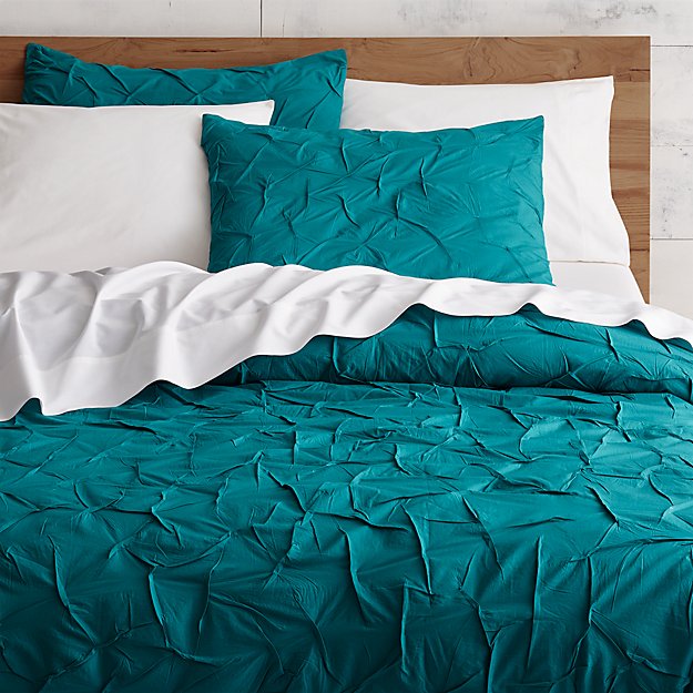 Teal King Duvet Cover The Duvets Melyssa Teal King Duvet Cover Cb2