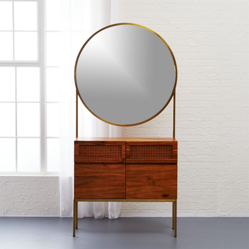 memento mirror cabinet | CB2