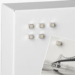 set of 6 mighty chrome magnets