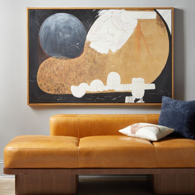 Online Designer Bedroom Moonscape Painting