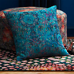 23" mother amazon linen pillow with down-alternative insert