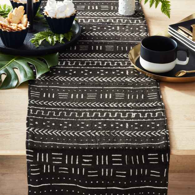 Mudcloth Table Runner + Reviews CB2