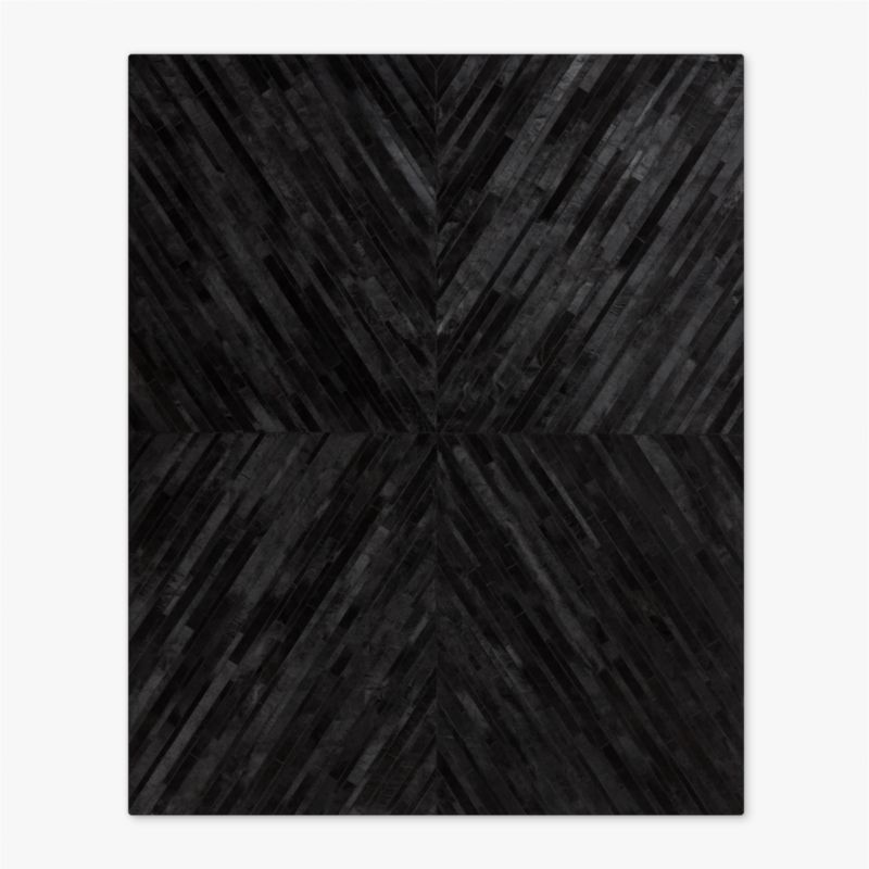 Camilia Patchwork Hide Ivory Area Rug 8'x10'