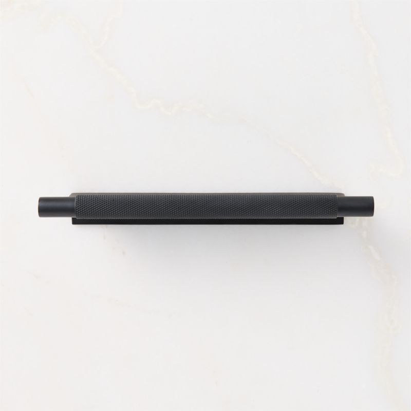 Nicolo Knurled Black Drawer Pull 7