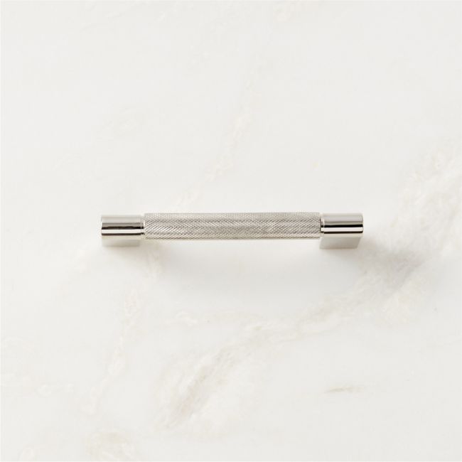 CB2 Nicolo Cabinet Handle Polished Nickel 4in