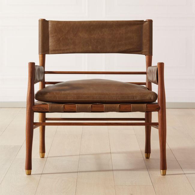 Nomad leather 2024 safari chair