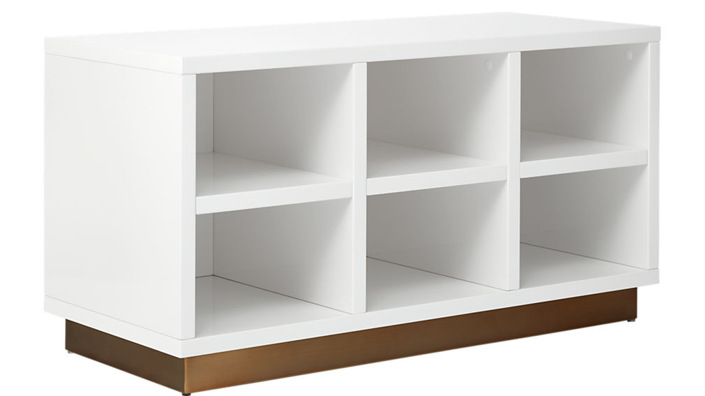 Oberlin Small White Entry Bench
