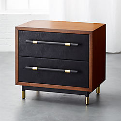 Modern Nightstands And Bedside Tables Cb2 Oberlin Nightstand