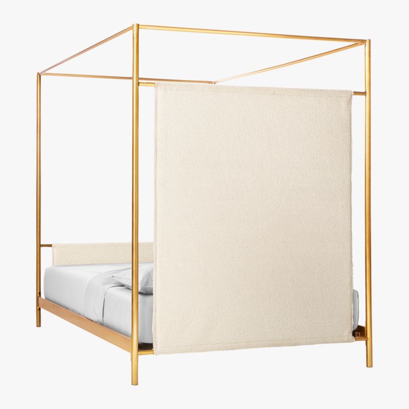 Cb2 canopy deals bed king