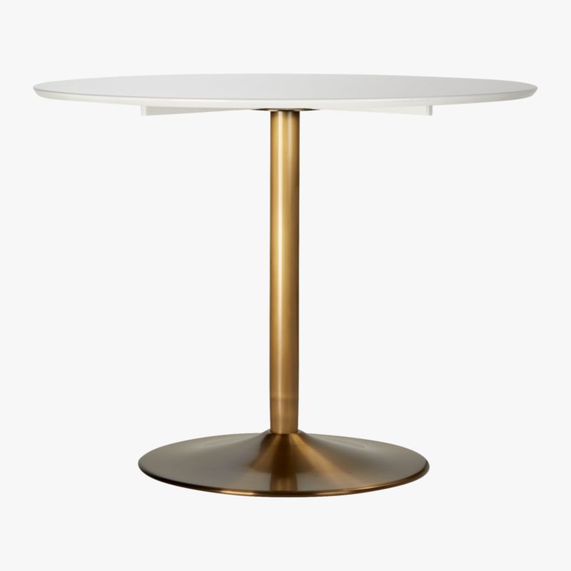 Cb2 odyssey deals brass dining table