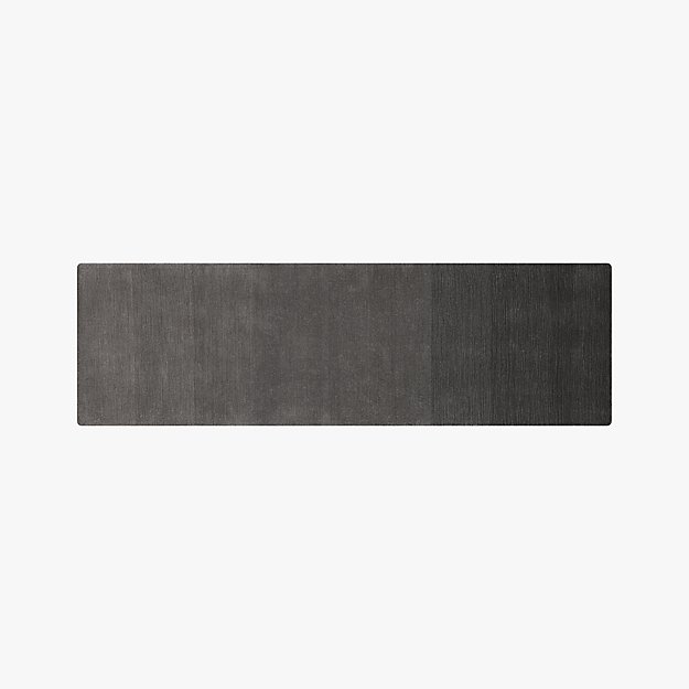 ombre grey runner 2.5'x8' CB2