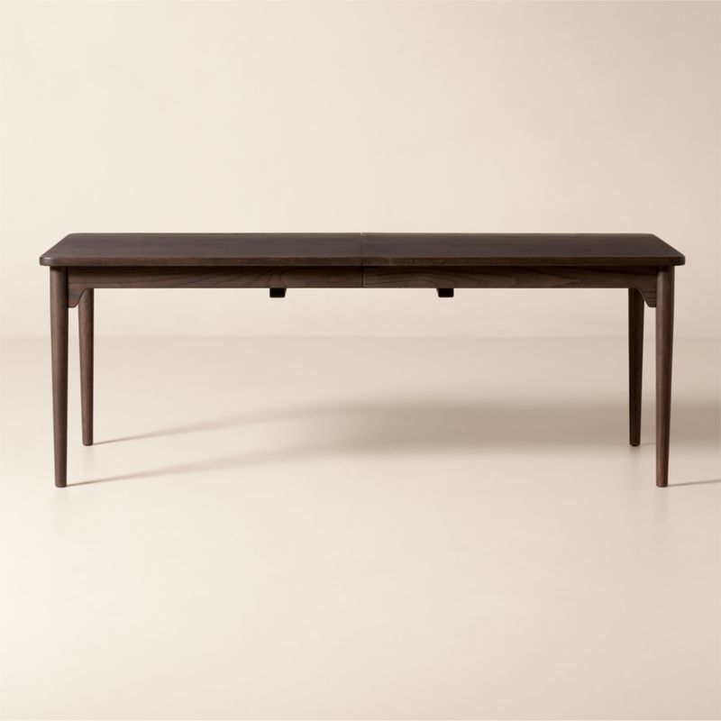 Sydney 72'' Rectangular Walnut Dining Table with Black Steel Legs