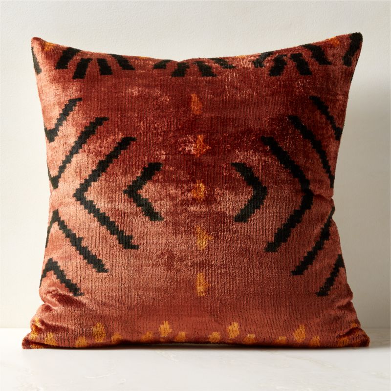 Entwined Elephants Pillow with Down Alternative Insert 20"x20" - The White Lotus
