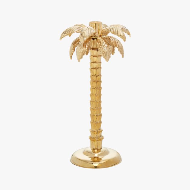 Palm Leaf Taper Candlestick Holder main image 1