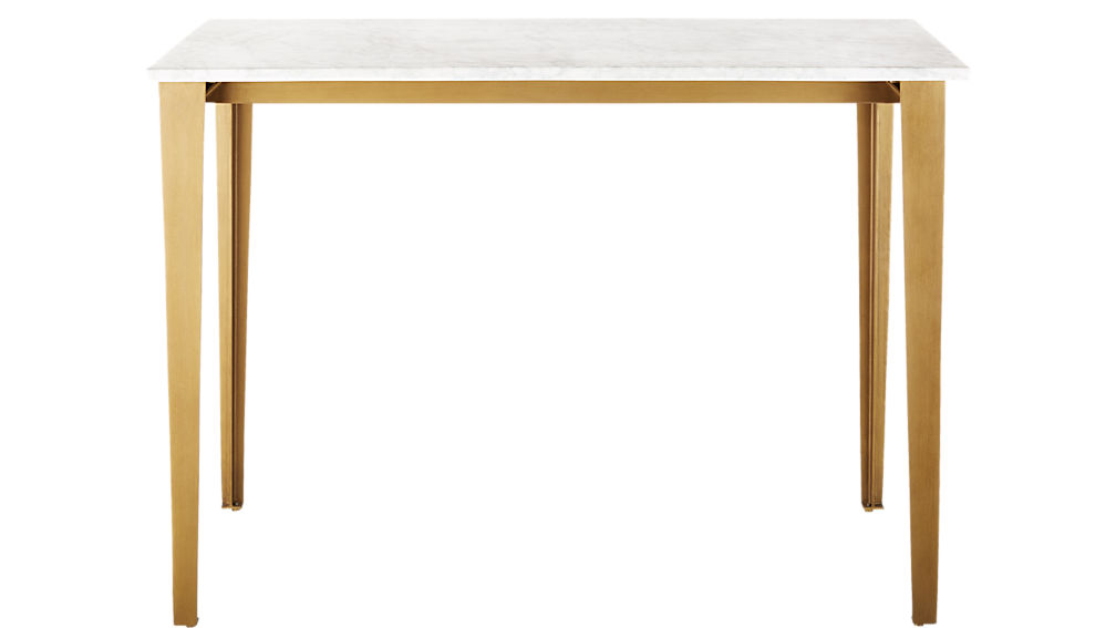 Paradigm Marble High Dining Table CB2
