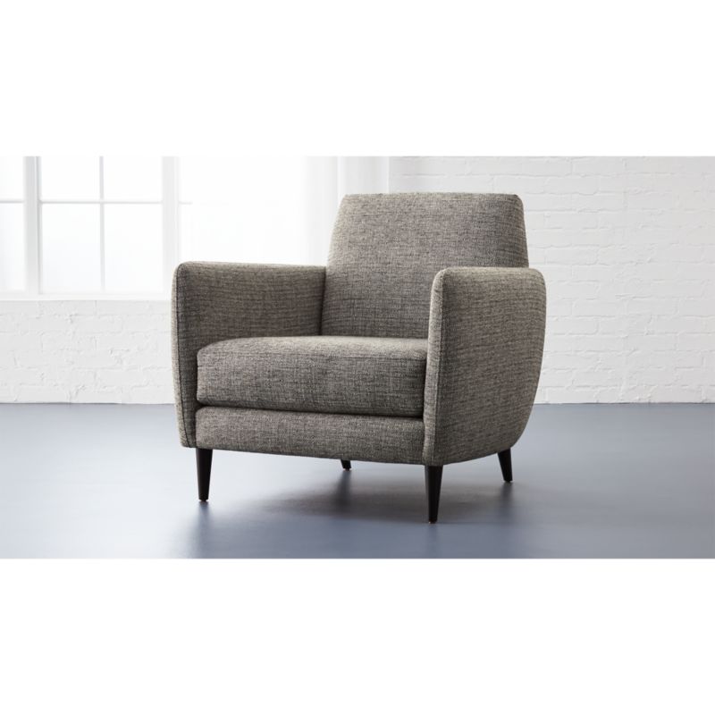 grey parlor chair | CB2