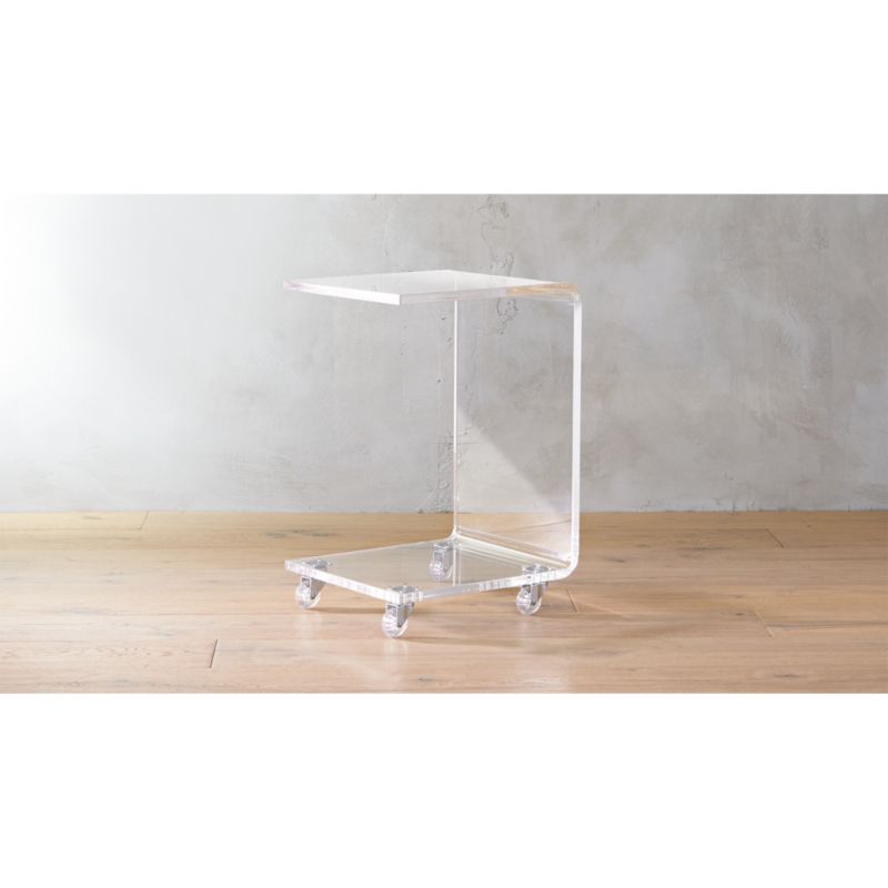 peekaboo acrylic c table | CB2