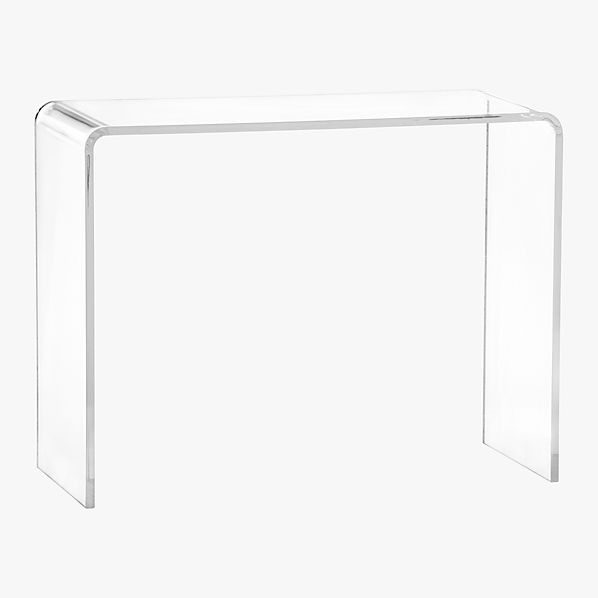 peekaboo clear console in accent tables  CB2