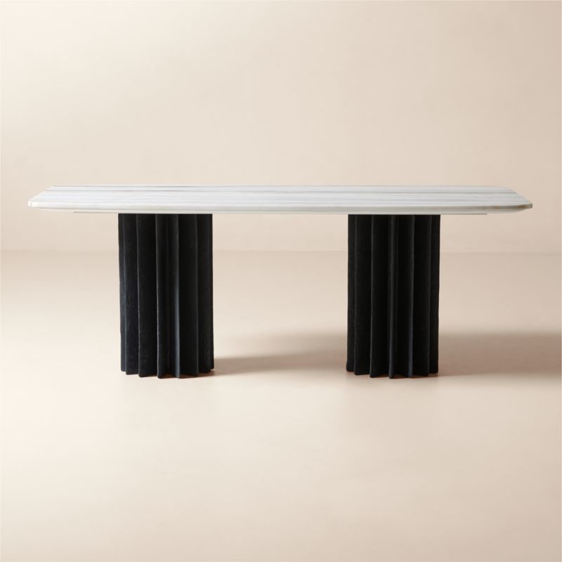 Sydney 72'' Rectangular Walnut Dining Table with Black Steel Legs