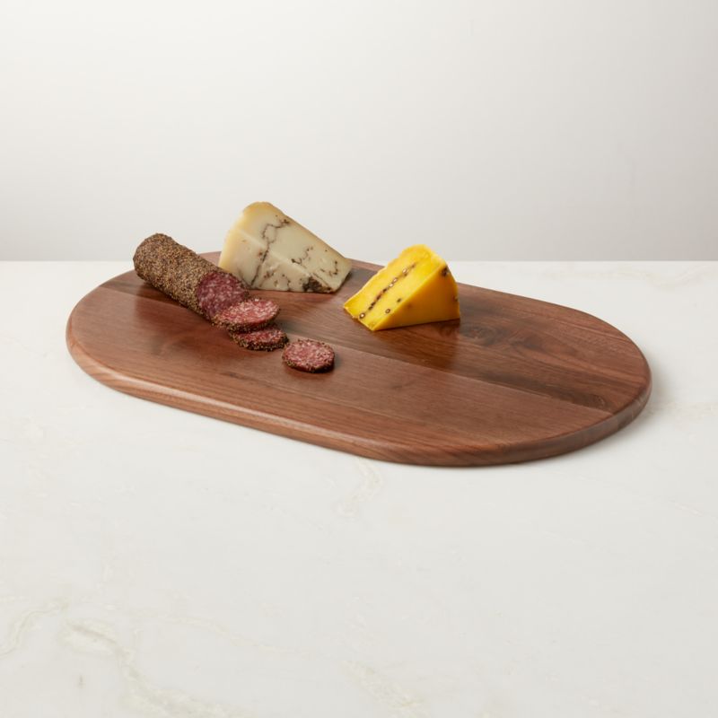 Ring Rectangular Petrified Wood and Resin Serving Platter