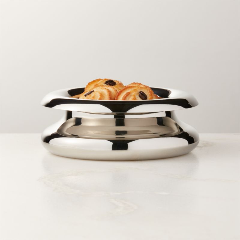 Ring Rectangular Petrified Wood and Resin Serving Platter