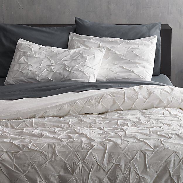 Melyssa White King Duvet Cover Cb2 Melyssa White King Duvet Cover