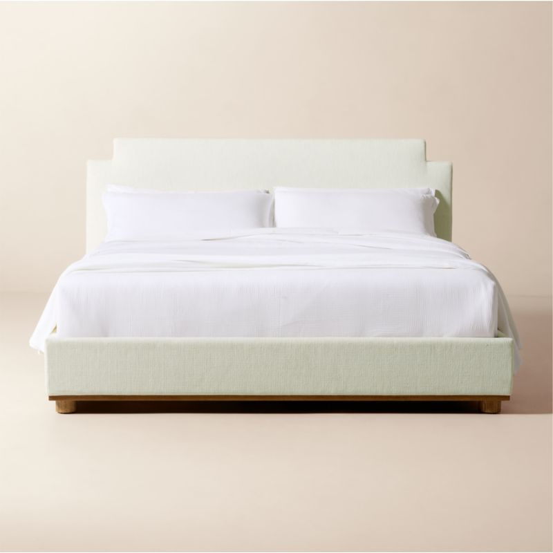Andes Black Ebonized Oak Wood King Bed