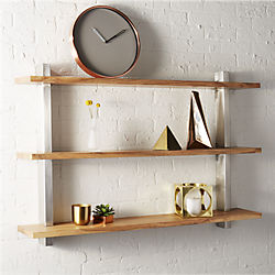 post wall shelf