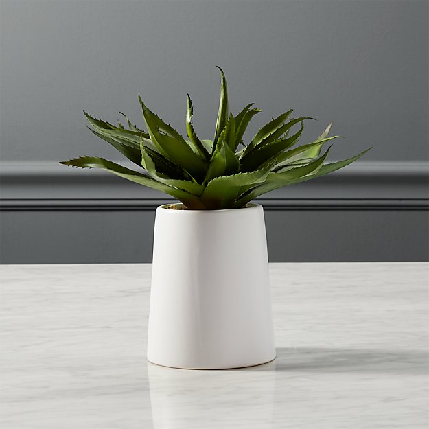 Artificial Aloe Plant CB2   Potted Aloe 