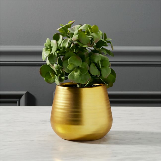 Online Designer Combined Living/Dining Potted Faux Eucalyptus Plant 9.25