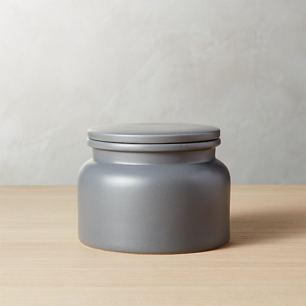 Prep Medium Grey Kitchen Canister CB2