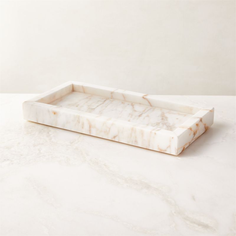 Nexus White Marble Soap Pump
