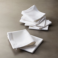 restaurant dinner napkins set of 4 in table linens + Reviews | CB2