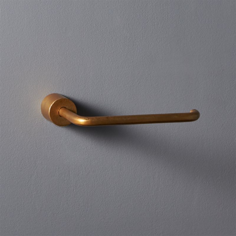 Rough Cast Brass Toilet Paper Holder