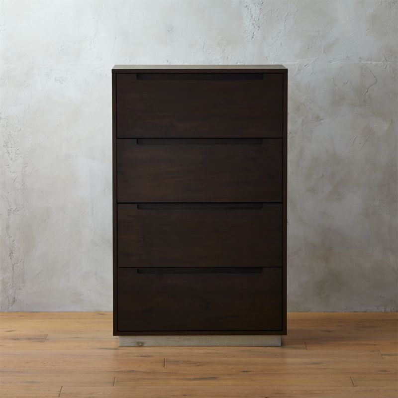 route tall wooden chest of drawers CB2