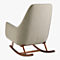 SAIC quantam padded rocking chair | CB2