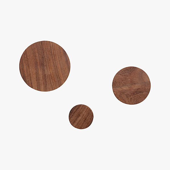 set of 3 dot coat hooks | CB2