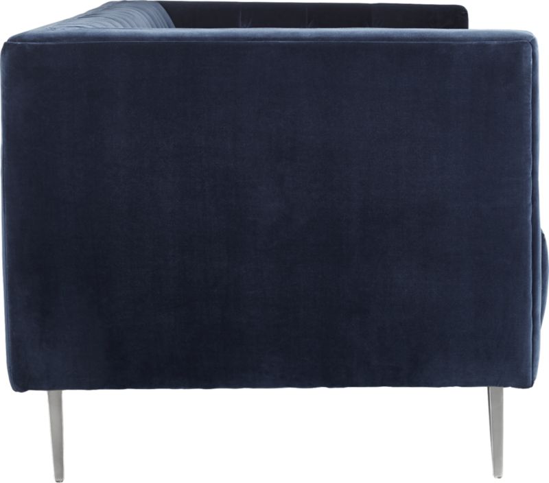 Savile Midnight Blue Velvet Sofa