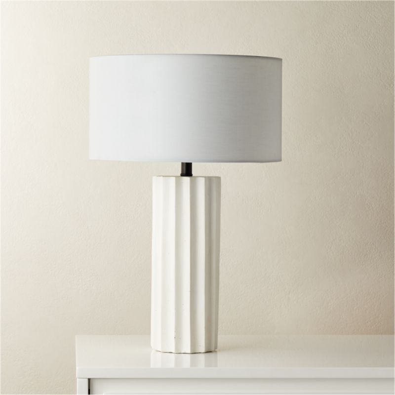 cb2 john table lamp