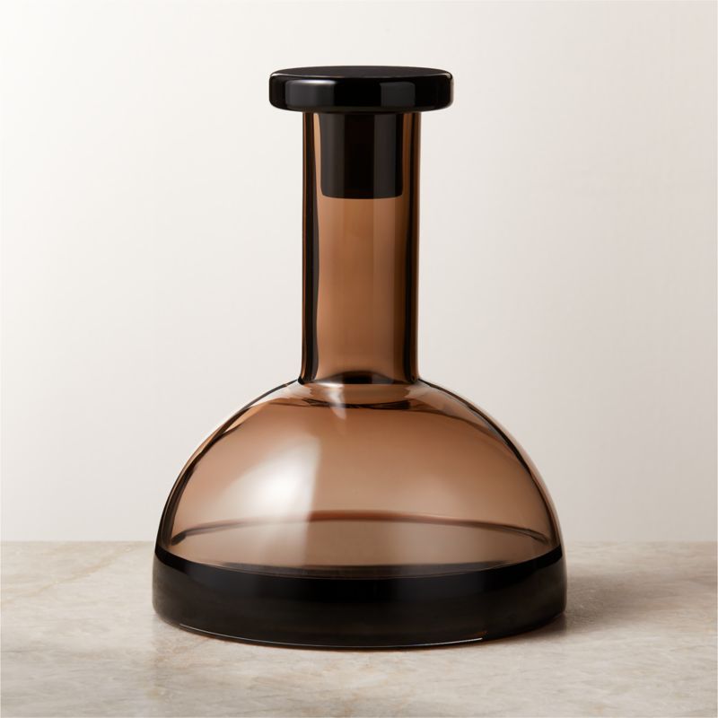 Bottom Heavy Smoke Cordial Glass