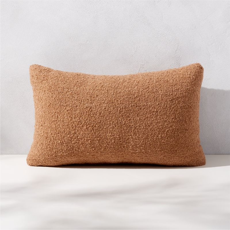 Silves Light Brown Boucle Outdoor Lumbar Pillow 20