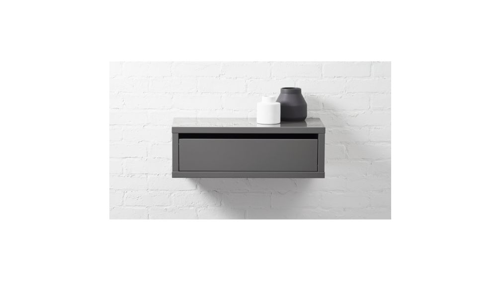 slice wall mounted nightstand-shelf + Reviews | CB2