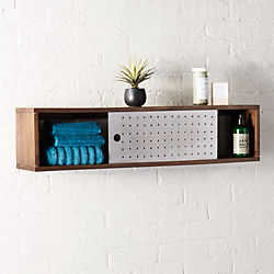 slide wall mounted shelf