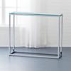 smart glass top console table