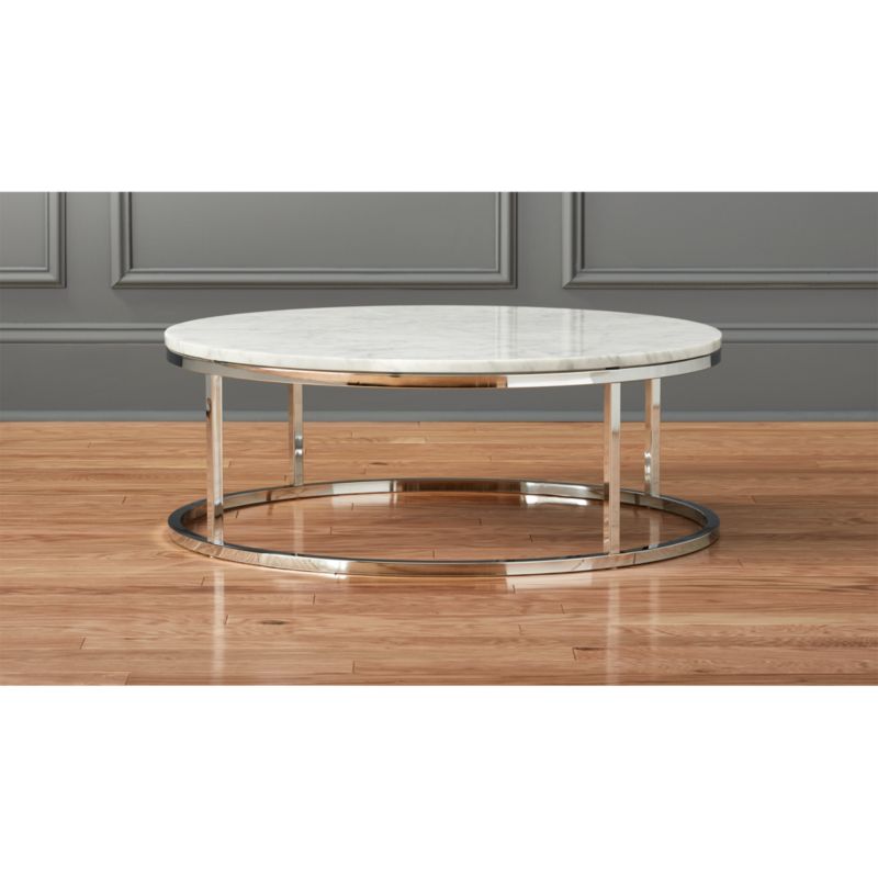 SmartMarbleRoundCoffeeTableSHS16 16x9?$web Zoom Furn Hero$