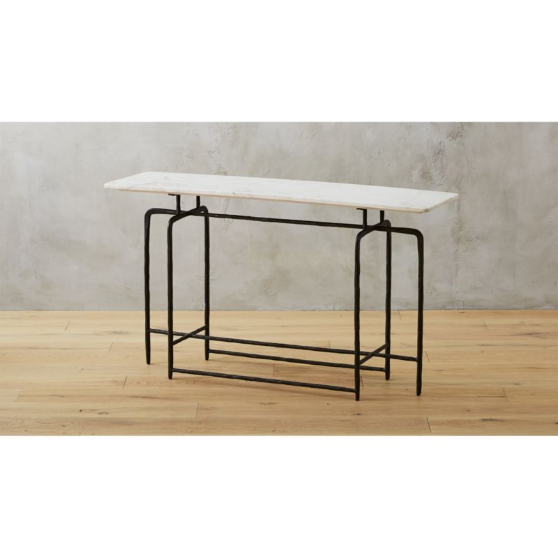 Sophia Marble Console Table CB2