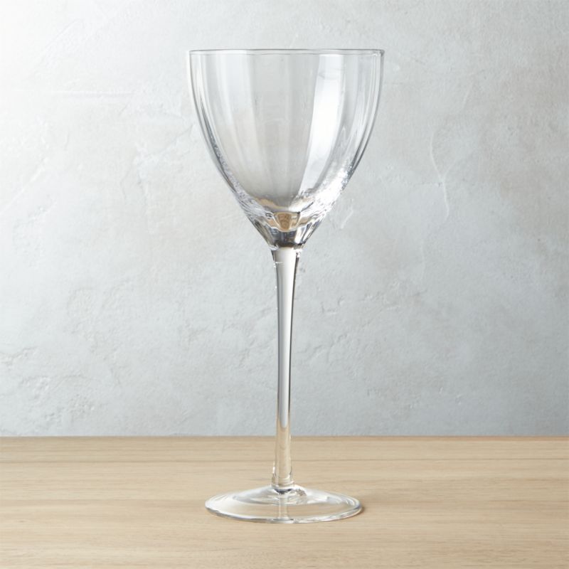 modern wine glasses CB2